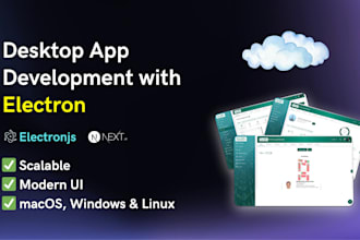 build a professional desktop app for windows, macos, linux