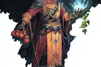 create an awesome dnd character art
