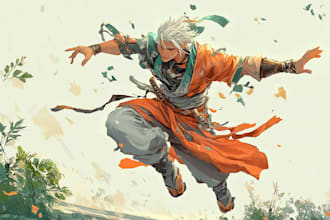 draw your oc dnd or fantasy character art