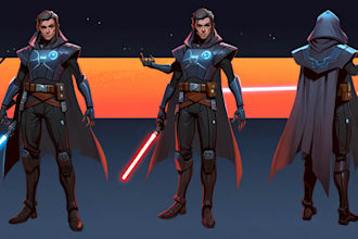 design your sci fi and star wars character
