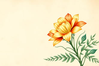 draw botanical illustrations of flowers, plants and fruits