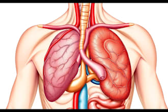 design scientific medical anatomy educational illustrations