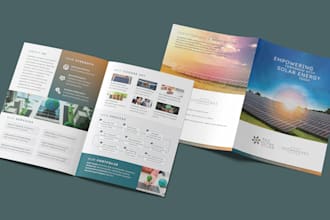 design professional product catalog and brochure