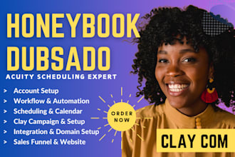 setup dubsado honeybook crm account 17hats acuity scheduling clay com expert
