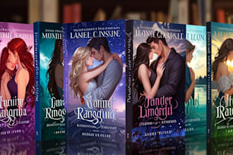 design professional romance and novel book covers