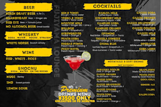 make menus with english and japanese translations