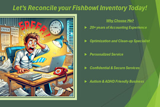 reconcile fishbowl inventory to quickbooks