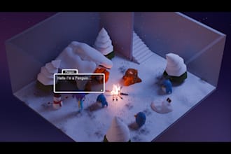 design isometric 3d art professional level designs