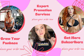 do page promotion onlyfans chatter fansly fanvue and loyal