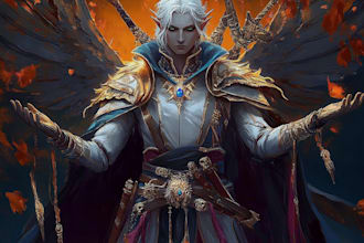 draw your dungeon and dragon or any 2d character