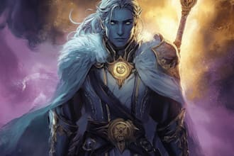 create a dungeons and dragons or oc illustration