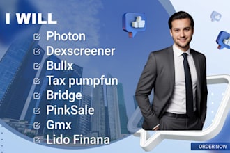 build photon dexscreener dex bridge launchpad tax pumpfun gmx bullx lidofi defi