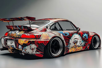 van wrap design, car wrap design, truck wrap design