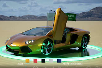 create and convert 3d model glb, gltf, usdz for web ar and shopify