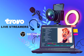 complete trovo, kick channel promotion to gain followers, viewers, real chatter