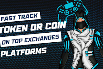 fast track list token coin ico on coinmarketcap coingecko dex cex