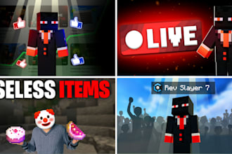 make minecraft quality thumbnails