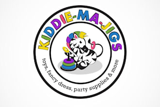 design awesome children shop logo