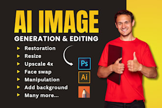 ai photo repair, face swap, add background, restoration and fix blur