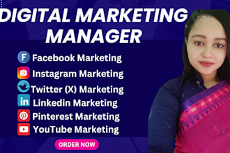 be social media marketing manager and digital marketing expert