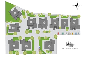 design parking lot property map garten planung plan