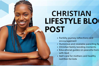 write inspiring christian parenting, family, and motherhood article