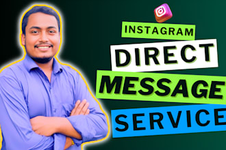 sent instagram dms or direct message marketing to target audience for any niches