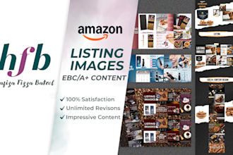 design amazon listing images a plus content ebc and infographics