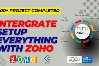 do anything in zoho CRM, zoho books, zoho creator and other zoho apps