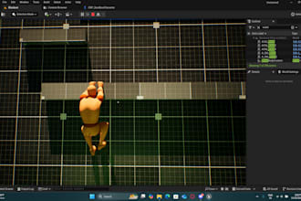 create a prototype of level design and game mechanics in unreal engine