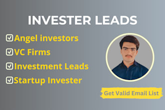 provide a verified list of angel investors, vc firms, and private equity contact