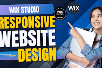 create wix website, business wix website, redesign wix website or wix studio