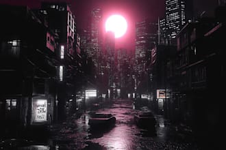 draw a sci fi and science fiction futuristic city art