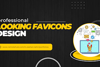 design minimalist, modern and timeless custom favicons for your brand or website