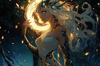 draw a fantasy character or other concept art for you