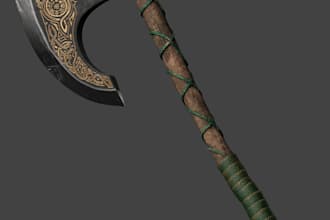 3d model props, objects or weapons