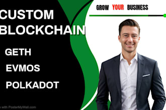 customize evm blockchain evmos geth polkadot