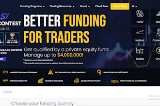 develop forex trading website, stock trading app, cfd, forex broker, crm