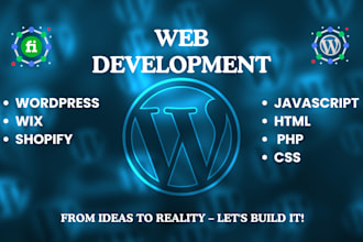 design, redesign, fix, and create a responsive wordpress website