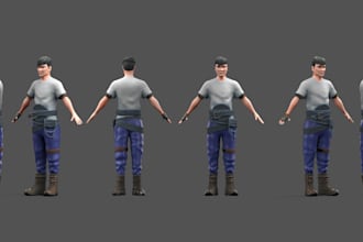 3d stylized character modelling for games