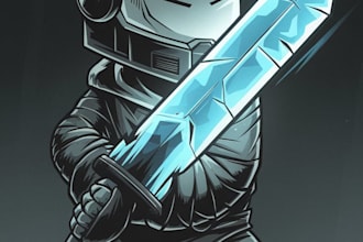 make a sci fi character and sci fi art