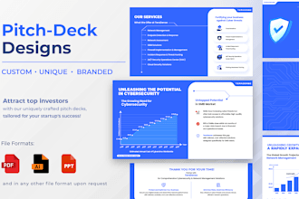 design a pitch deck to find top investors for your startup