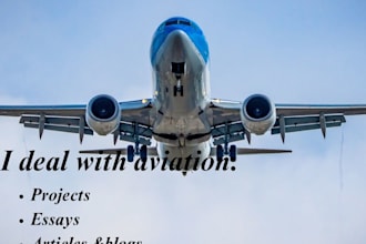 write quality aviation research, essays, reports and articles