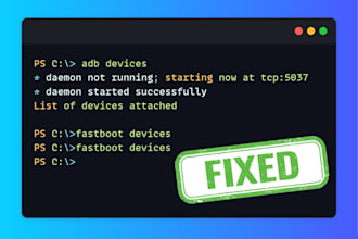 install adb and fastboot drivers and fix android device detection issues