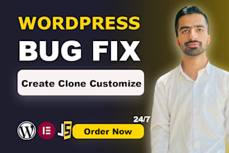fix wordpress issues, errors, debug wordpress website, html, css and php