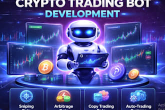develop automation crypto trading bot, bot development, ai crypto trading bot