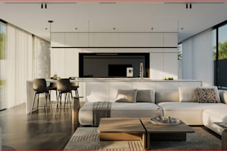 redesign 3d contemporary interior, boho room decor,livingroom design, cgi render