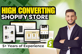 build high converting one product shopify dropshipping store