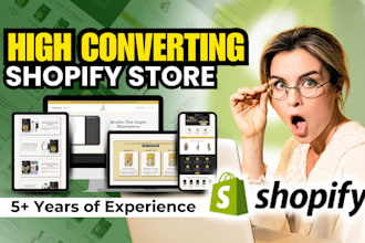 build high converting one product shopify dropshipping store