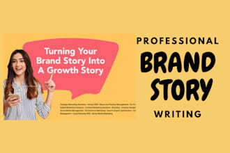 create a brand mission statement, brand story and brand strategy